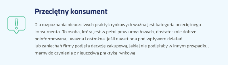 Nieuczciwe praktyki rynkowe a przeciętny konsument