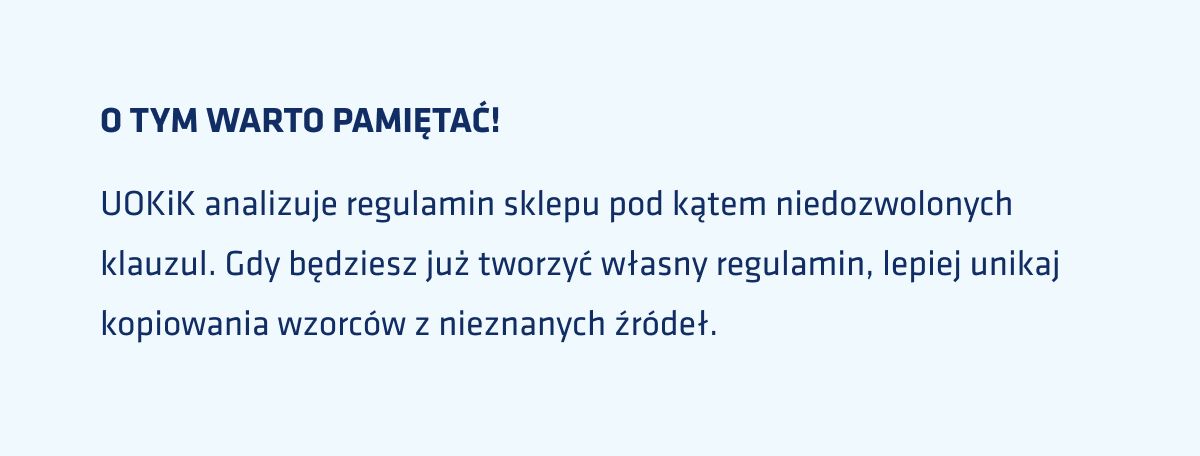 Regulamin sklepu internetowego – o czym pamiętać?
