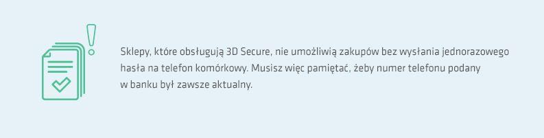 Zabezpieczenie 3D Secure a numer telefonu