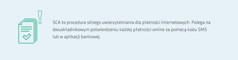 Silne uwierzytelnienie dla płatności bankowych