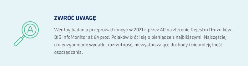 Ramka – najczęstsze tematy kłótni o pieniądze w związku