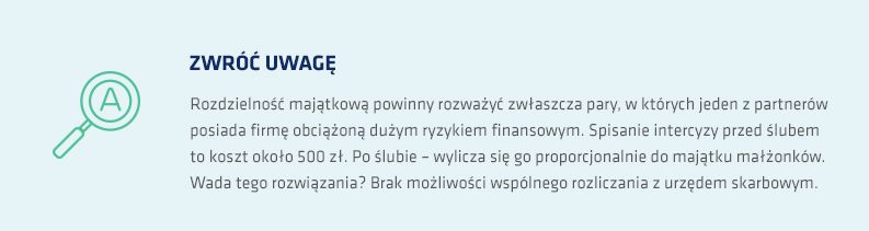 Ramka – koszt spisania intercyzy przed ślubem i po nim